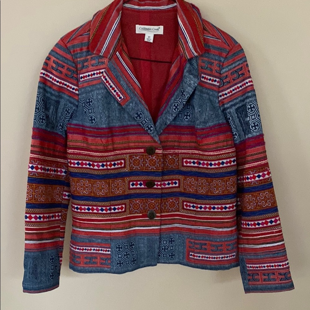 Colorful Patterned Jacket by Coldwater Creek